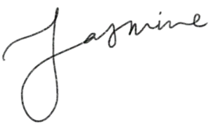 jasmine signature lettering - website
