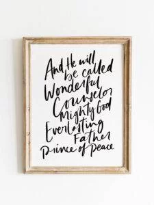 He Will Be Called Art Print