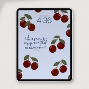 Chosen and appointed iPad Wallpaper by Jasmine Green
