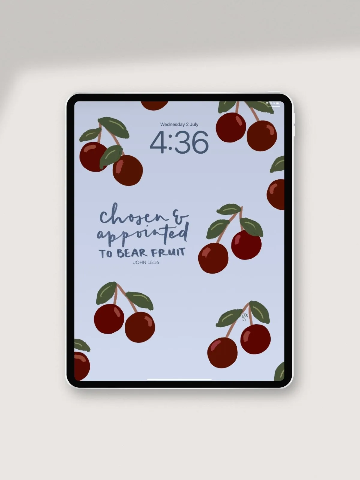 Chosen and appointed iPad Wallpaper by Jasmine Green