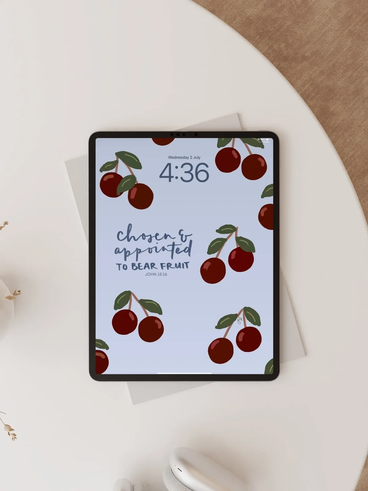 Chosen and appointed iPad Wallpaper by Jasmine Green